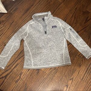 Patagonia Kid’s Gray Cowl Neck Sweater XS Kids 5-6